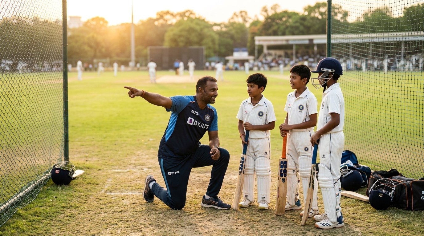Coaching session at Zircon Cricket Academy